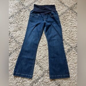 gap maternity long and lean jeans size 14r (T116)